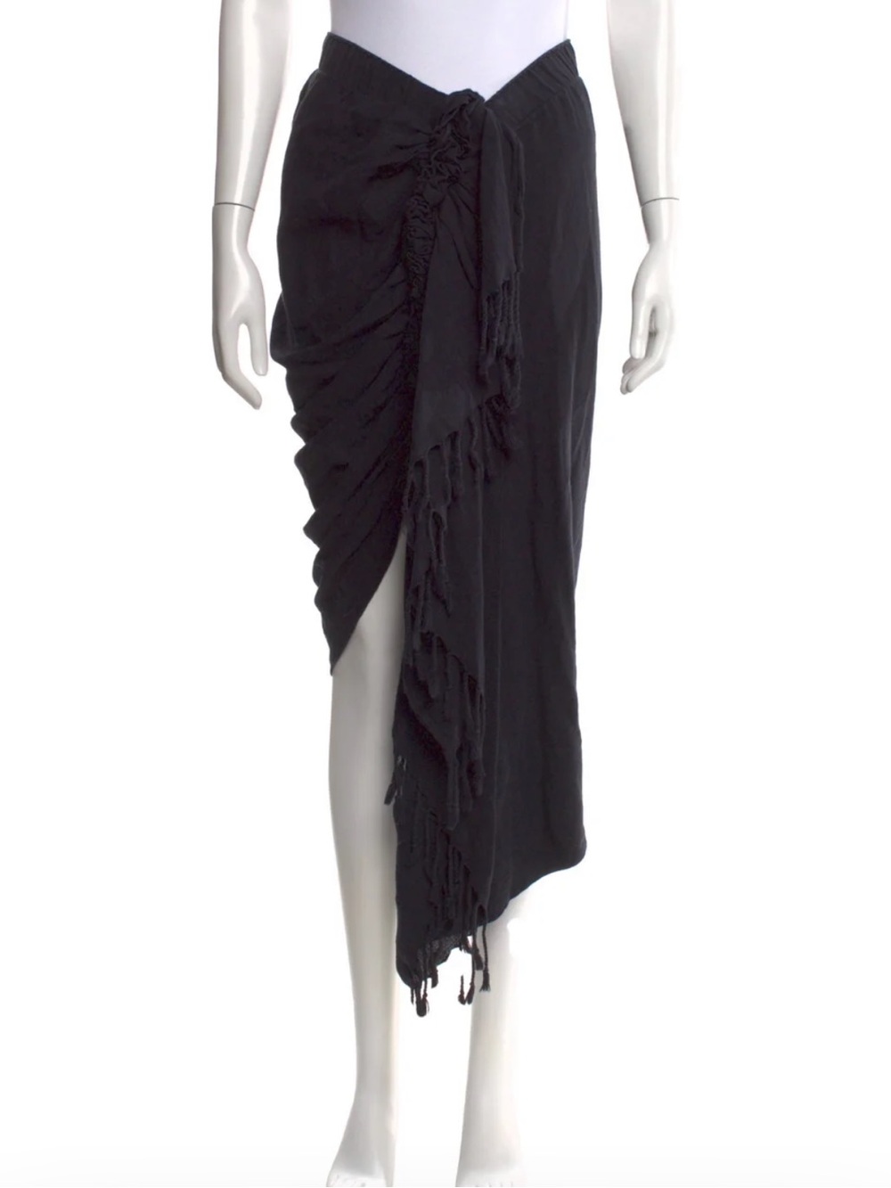 Just Bee Queen Women’s Black Swim Sarong Cover-Up